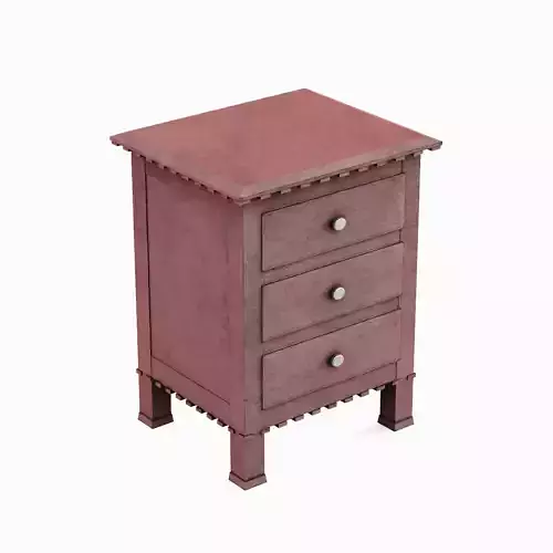 Old Wooden Dresser A 03