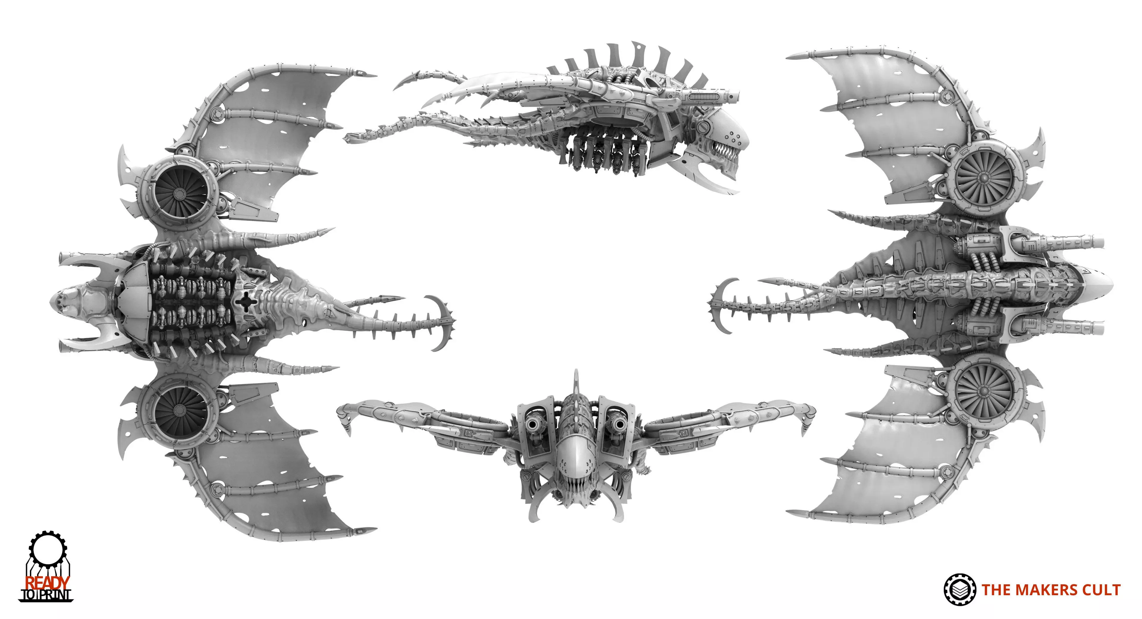 Iron Hive - Harbinger titan 3D print model_5