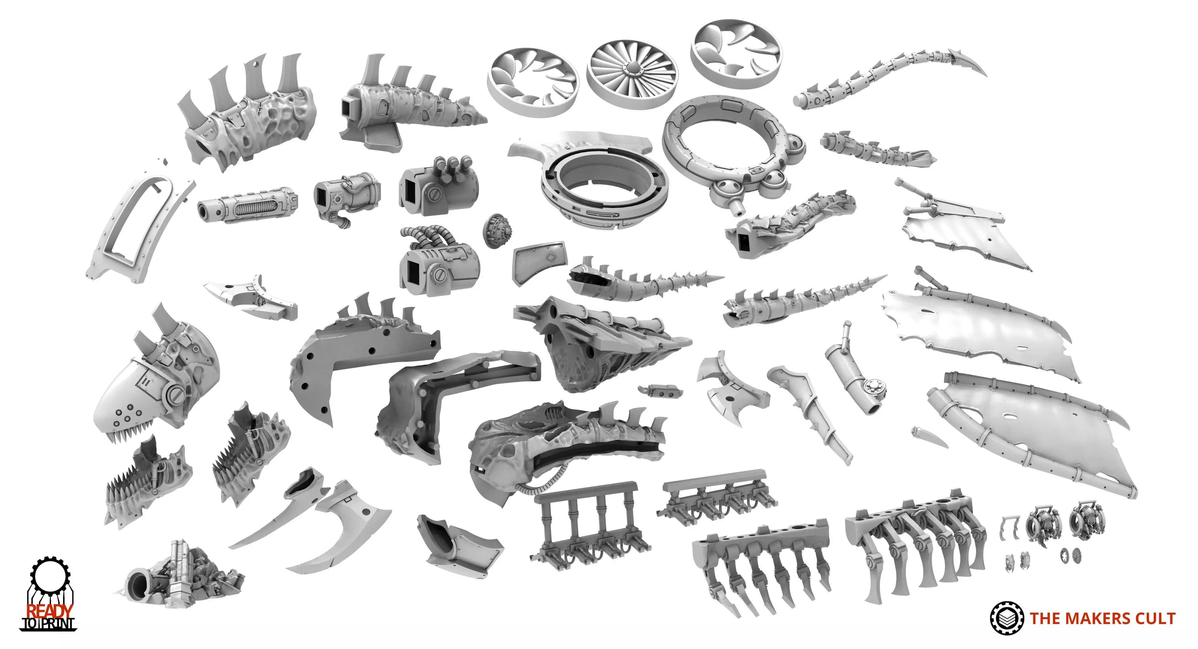 Iron Hive - Harbinger titan 3D print model_9