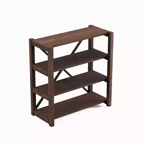 Wide Pottery Shelf A 04