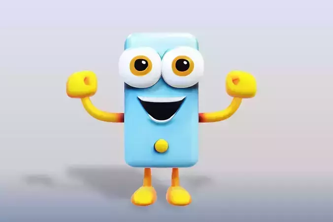 3D Cartoon character t stylized usb