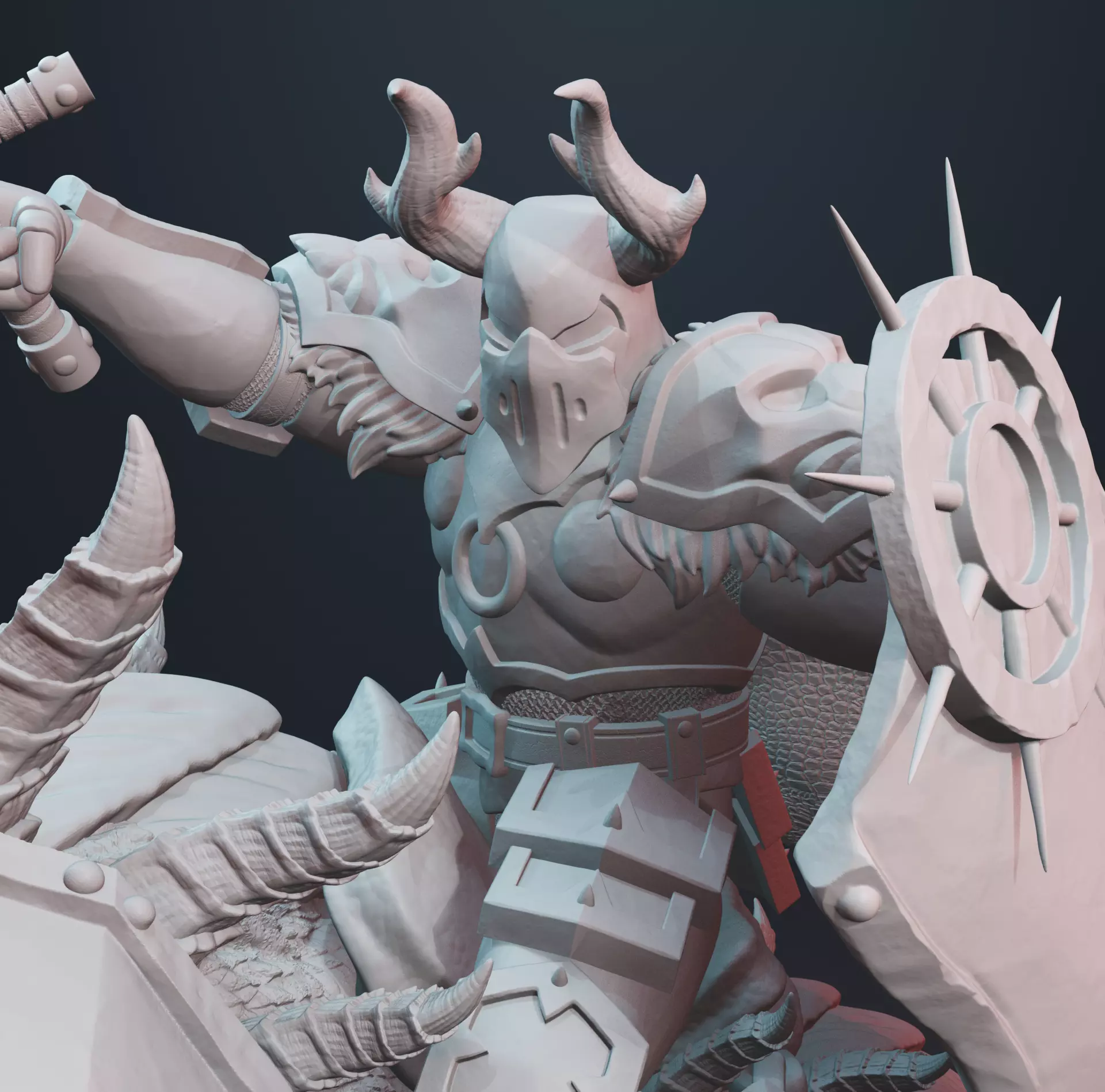 Lord of the Juggernauts in War Beast 3D print model_5