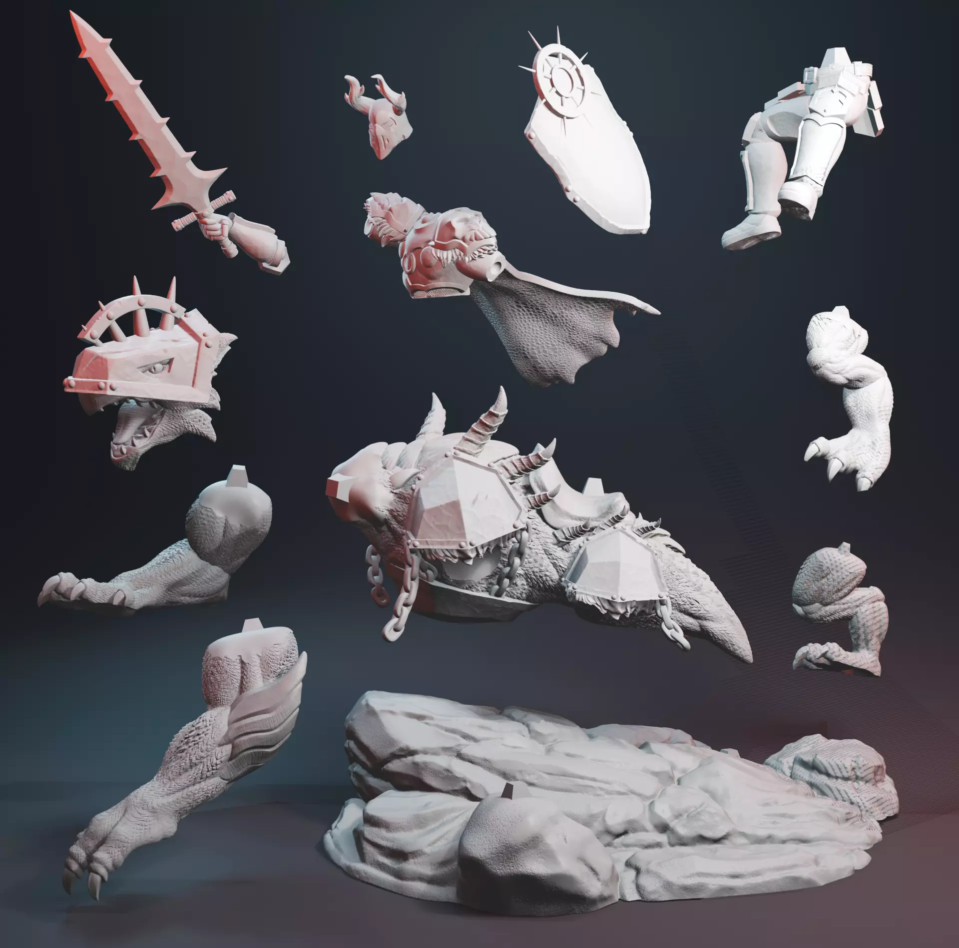 Lord of the Juggernauts in War Beast 3D print model_15