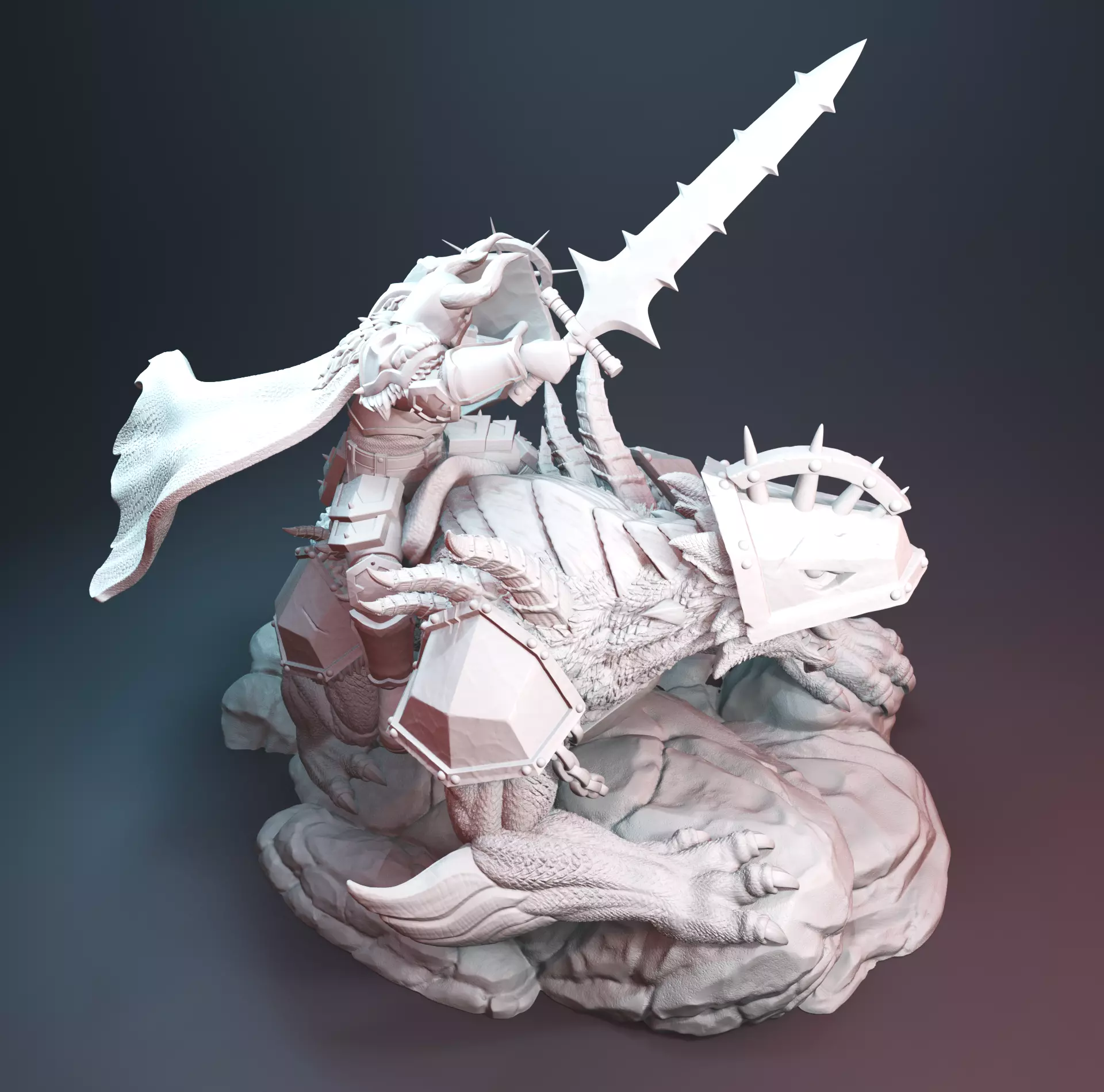 Lord of the Juggernauts in War Beast 3D print model_3