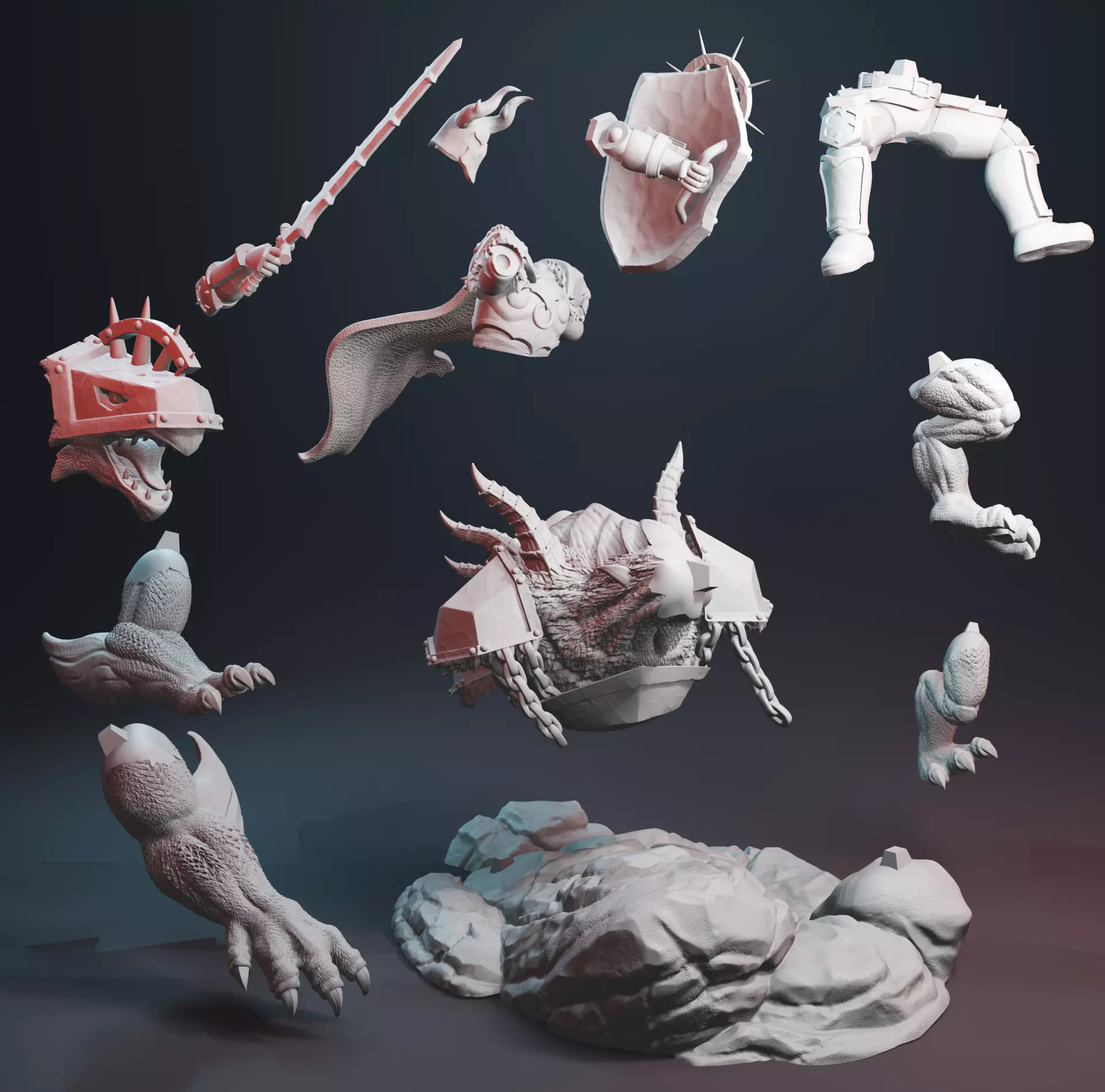 Lord of the Juggernauts in War Beast 3D print model_17