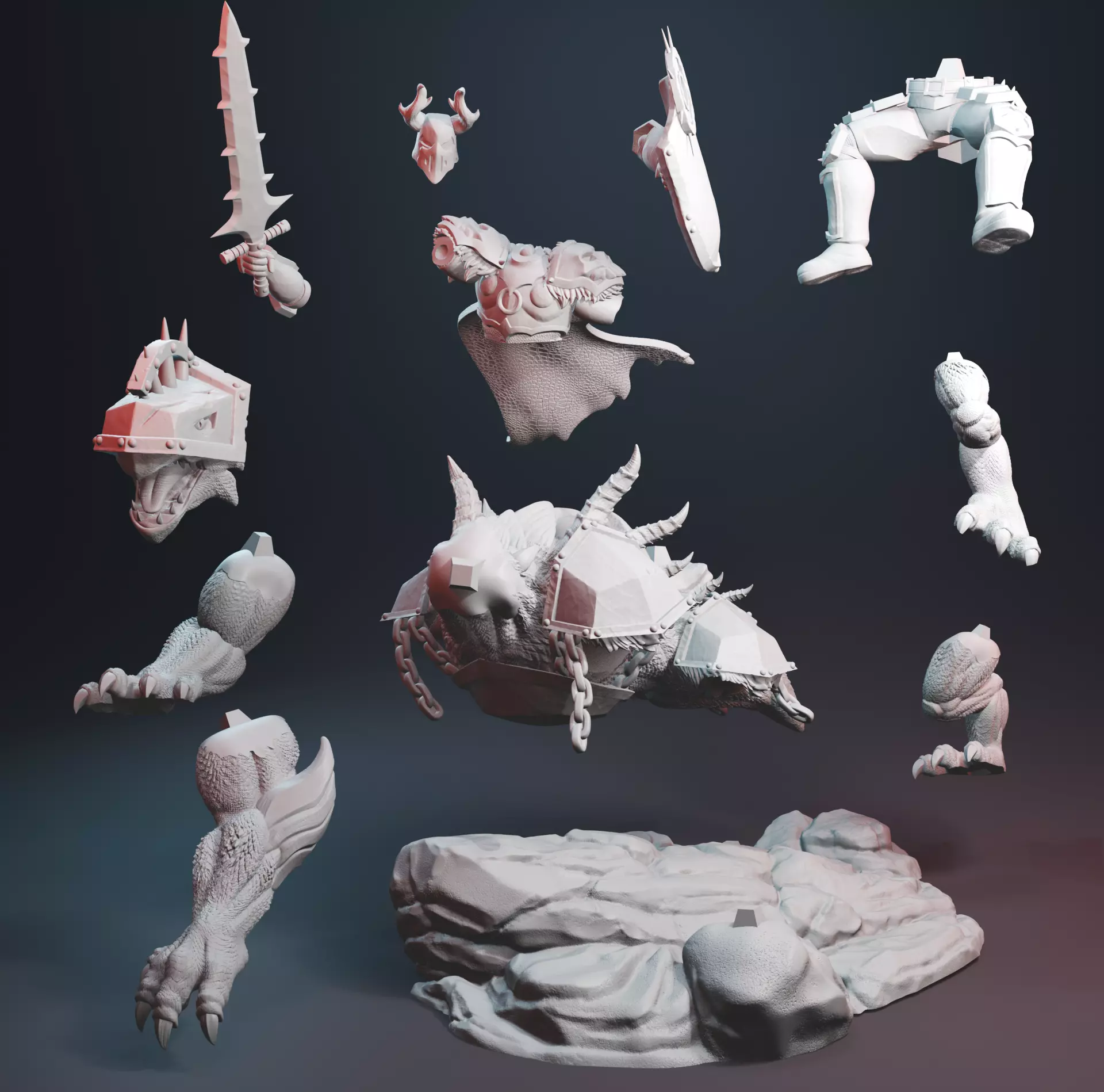 Lord of the Juggernauts in War Beast 3D print model_16