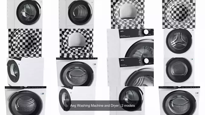 Aeg Washing Machine and Dryer