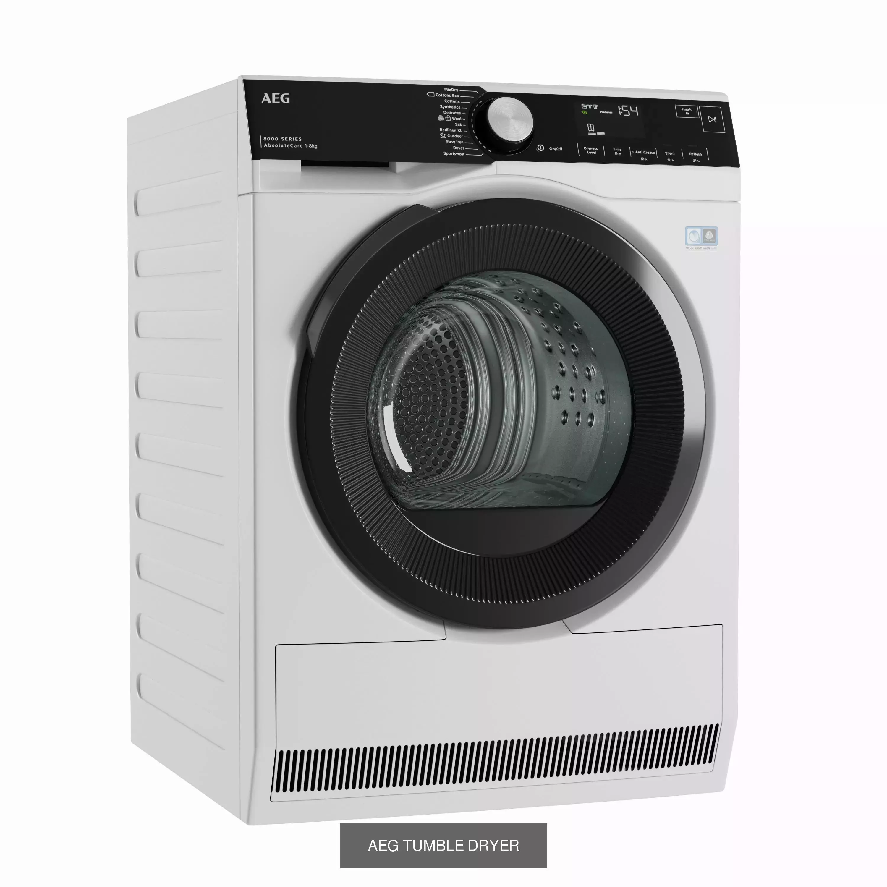 Aeg Washing Machine and Dryer 3D Model Collection_3