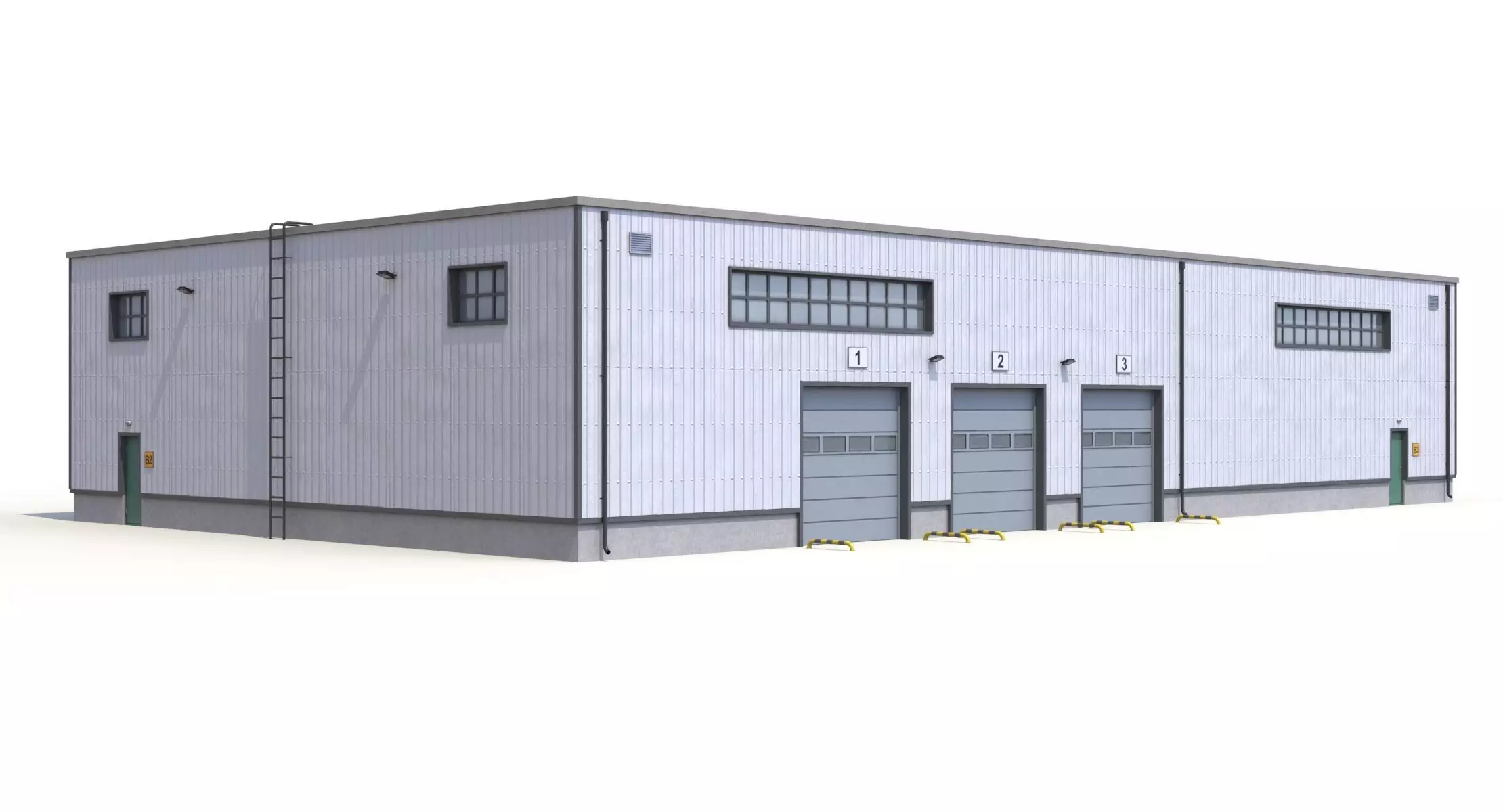 Warehouse 23 PBR Low-poly 3D model_5
