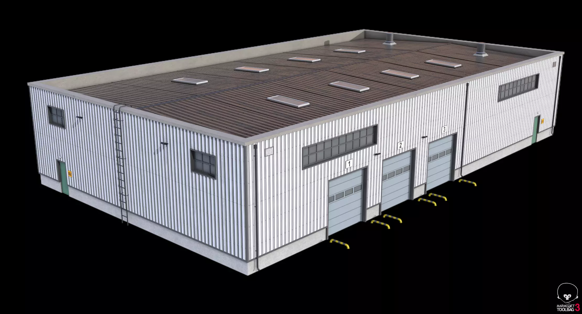 Warehouse 23 PBR Low-poly 3D model_15