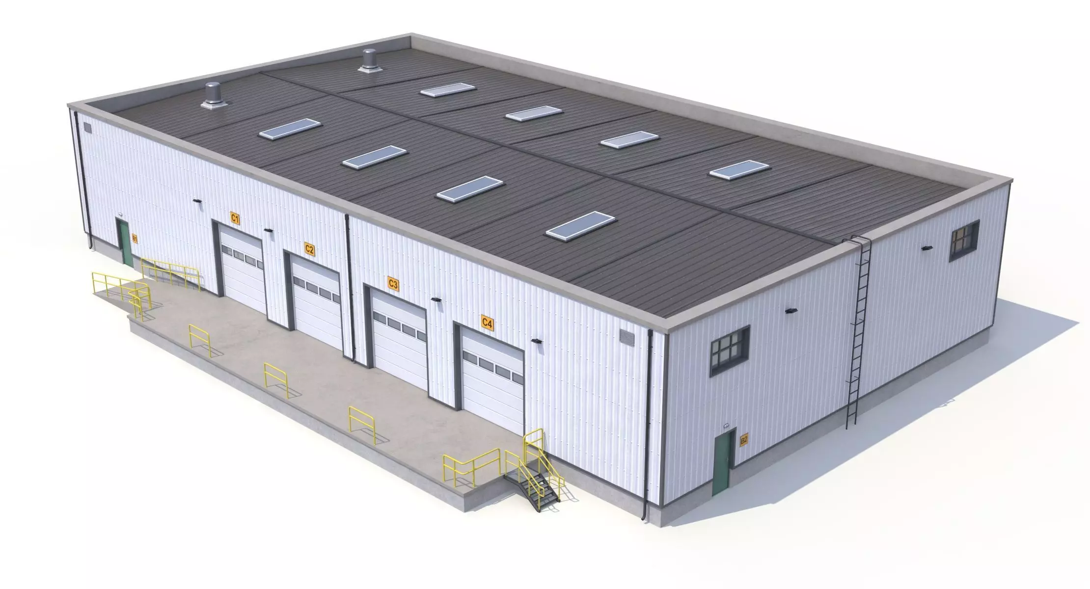 Warehouse 23 PBR Low-poly 3D model_1