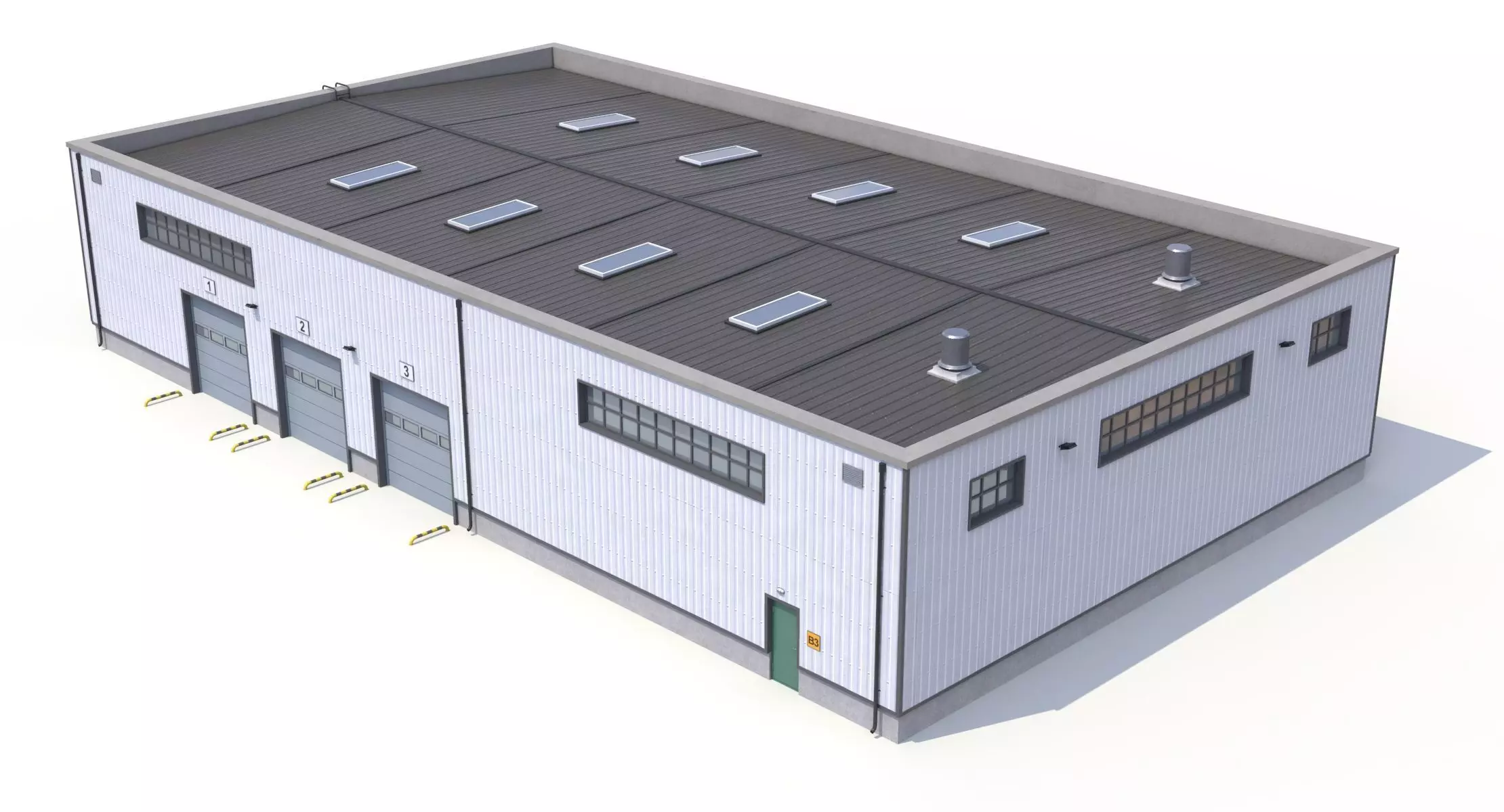 Warehouse 23 PBR Low-poly 3D model_2