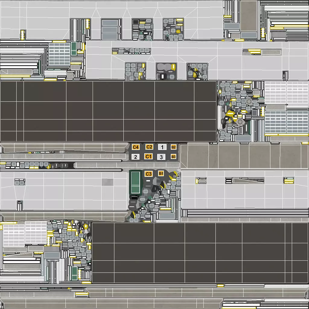 Warehouse 23 PBR Low-poly 3D model_12
