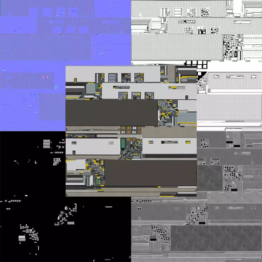 Warehouse 23 PBR Low-poly 3D model_13