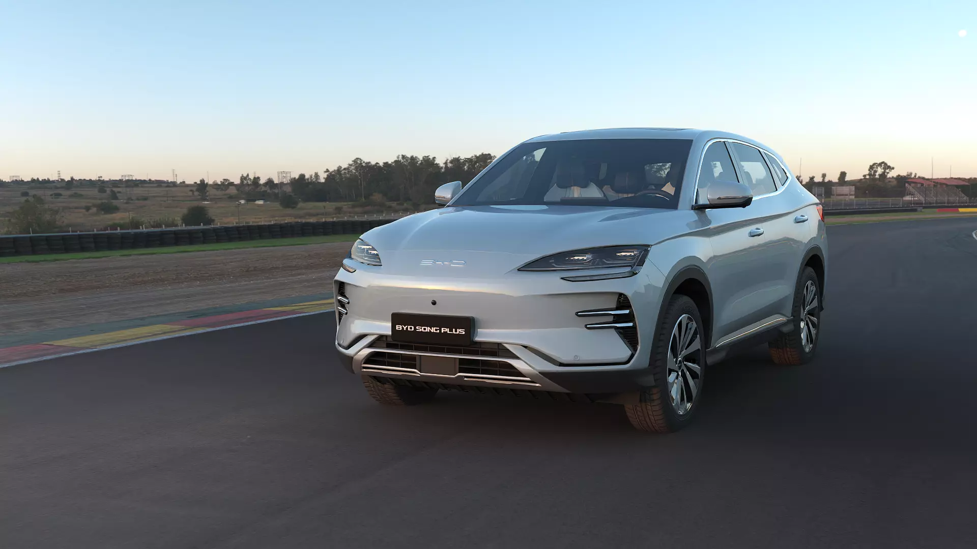 2026 BYD SealU EV with lowpoly interior Low-poly 3D model_0