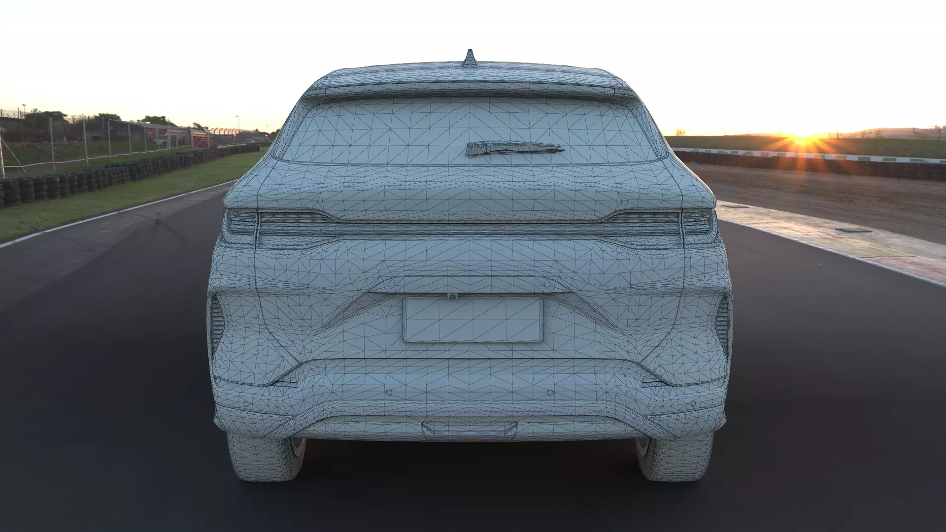 2026 BYD SealU EV with lowpoly interior Low-poly 3D model_18