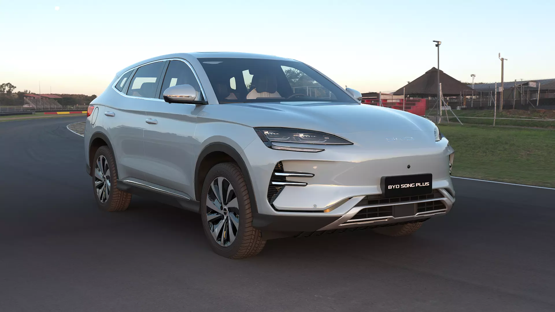 2026 BYD SealU EV with lowpoly interior Low-poly 3D model_2