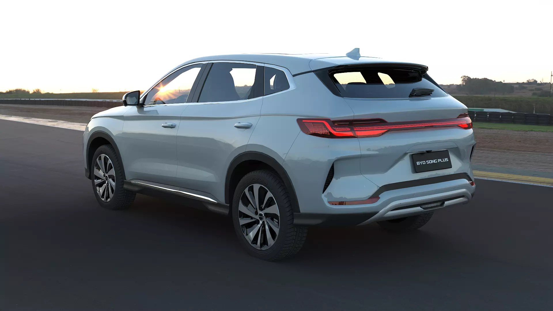 2026 BYD SealU EV with lowpoly interior Low-poly 3D model_4