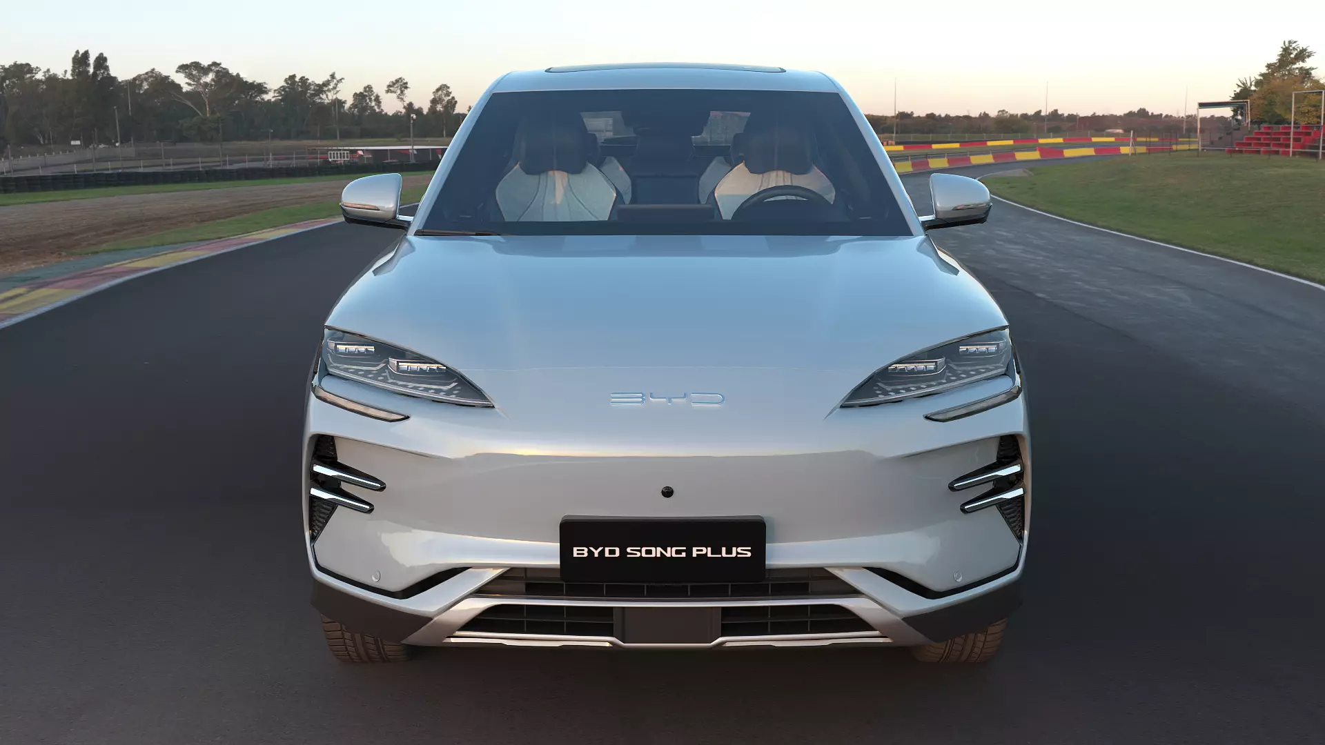 2026 BYD SealU EV with lowpoly interior Low-poly 3D model_1