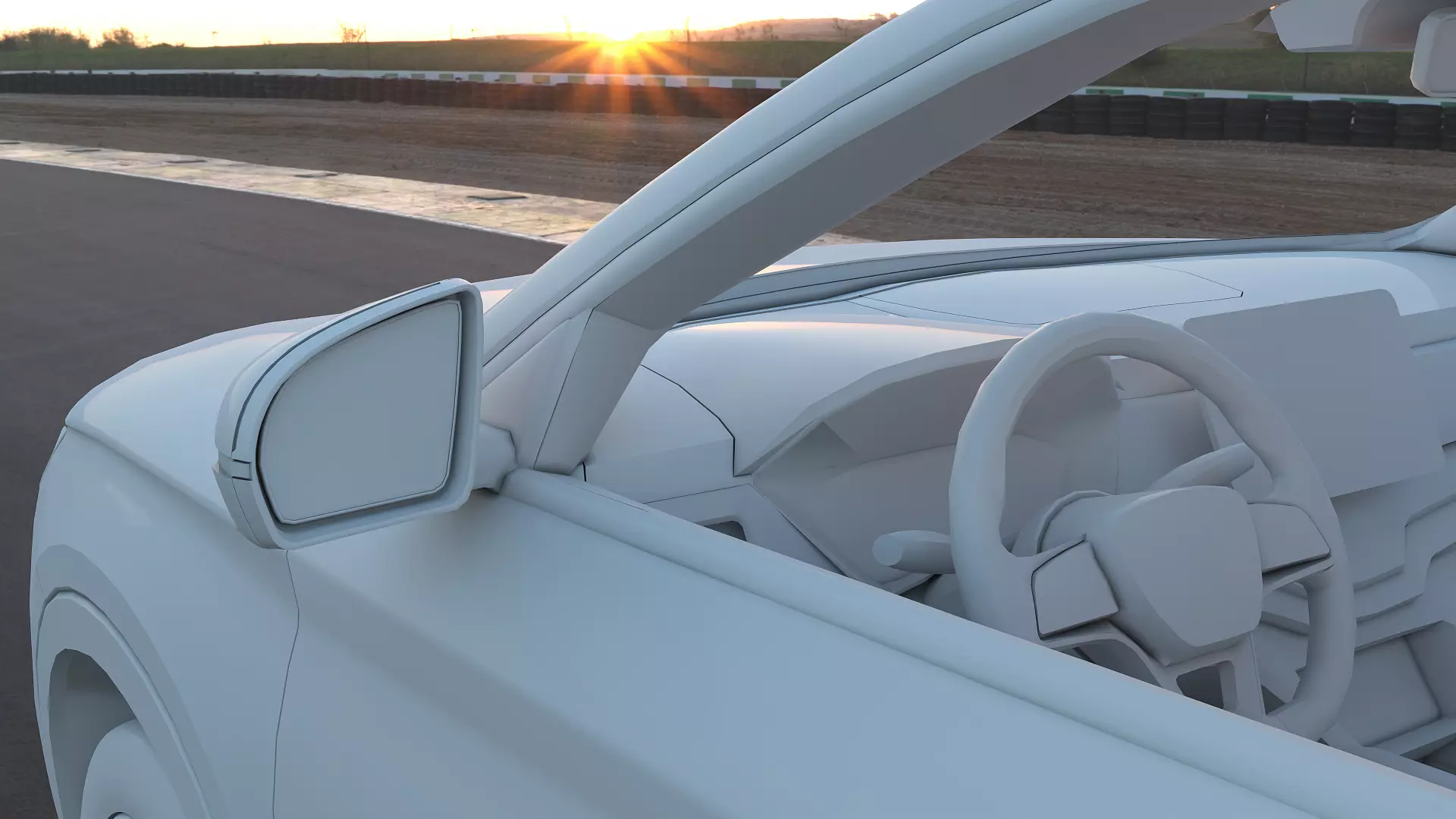 2026 BYD SealU EV with lowpoly interior Low-poly 3D model_13