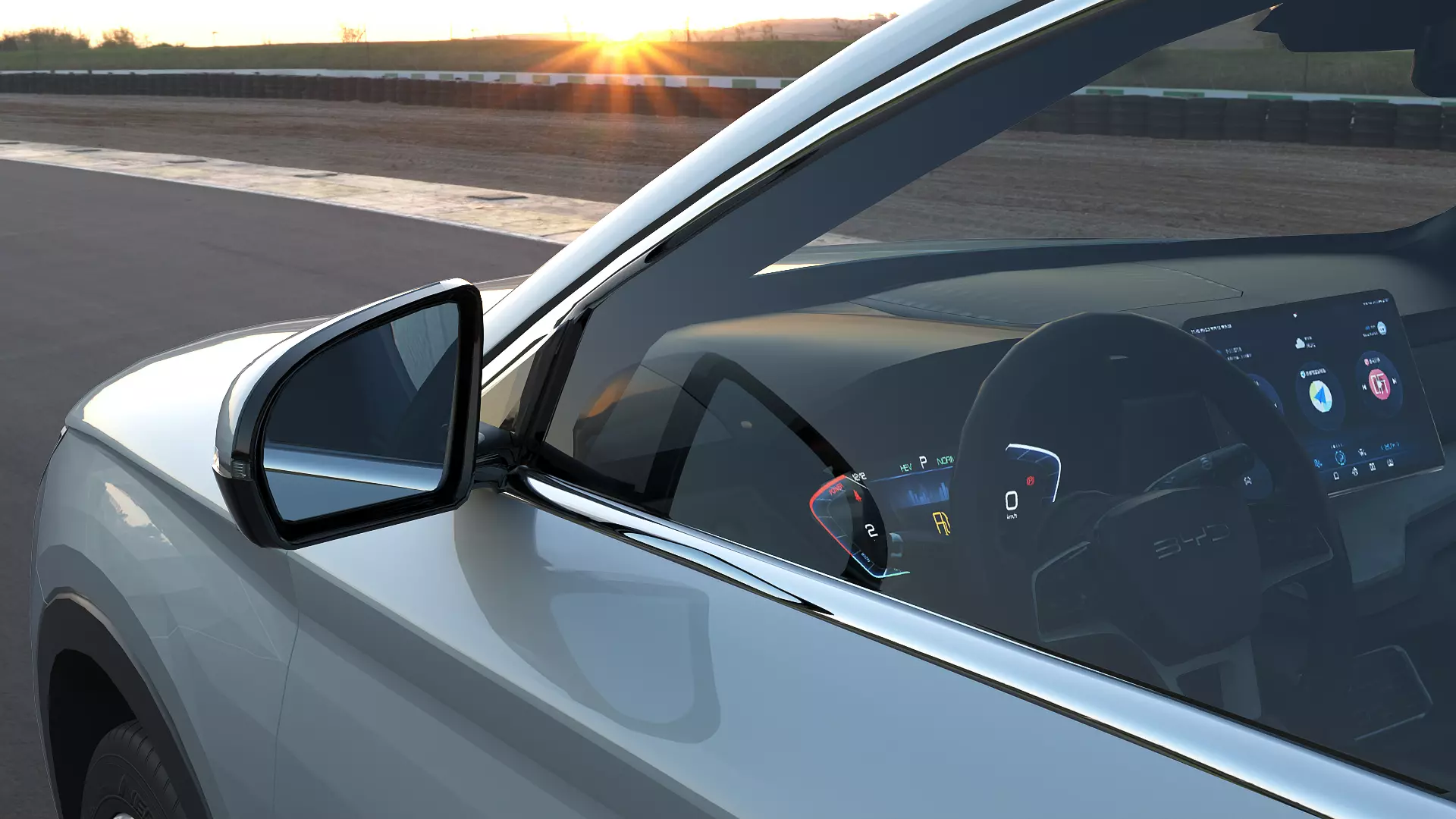 2026 BYD SealU EV with lowpoly interior Low-poly 3D model_3