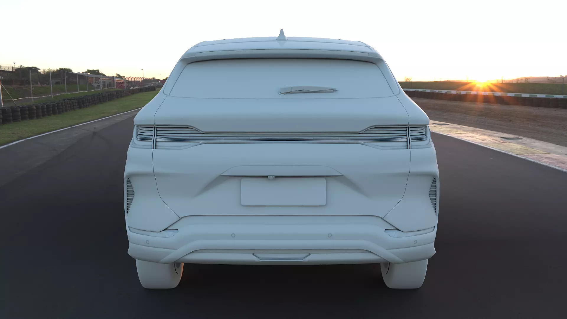 2026 BYD SealU EV with lowpoly interior Low-poly 3D model_17