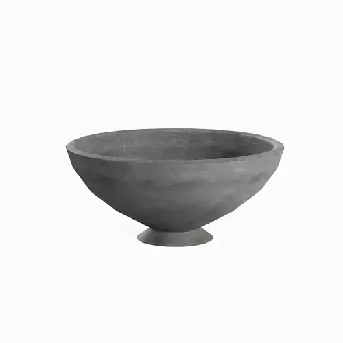 Medieval Tavern Bowl Set  Low-poly 3D model 4