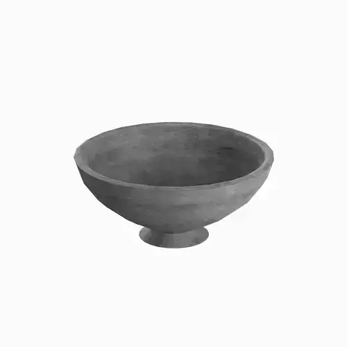 Medieval Tavern Bowl Set  Low-poly 3D model 7