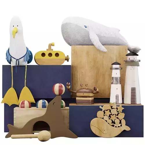 Kids Room Decoration 012 3D model