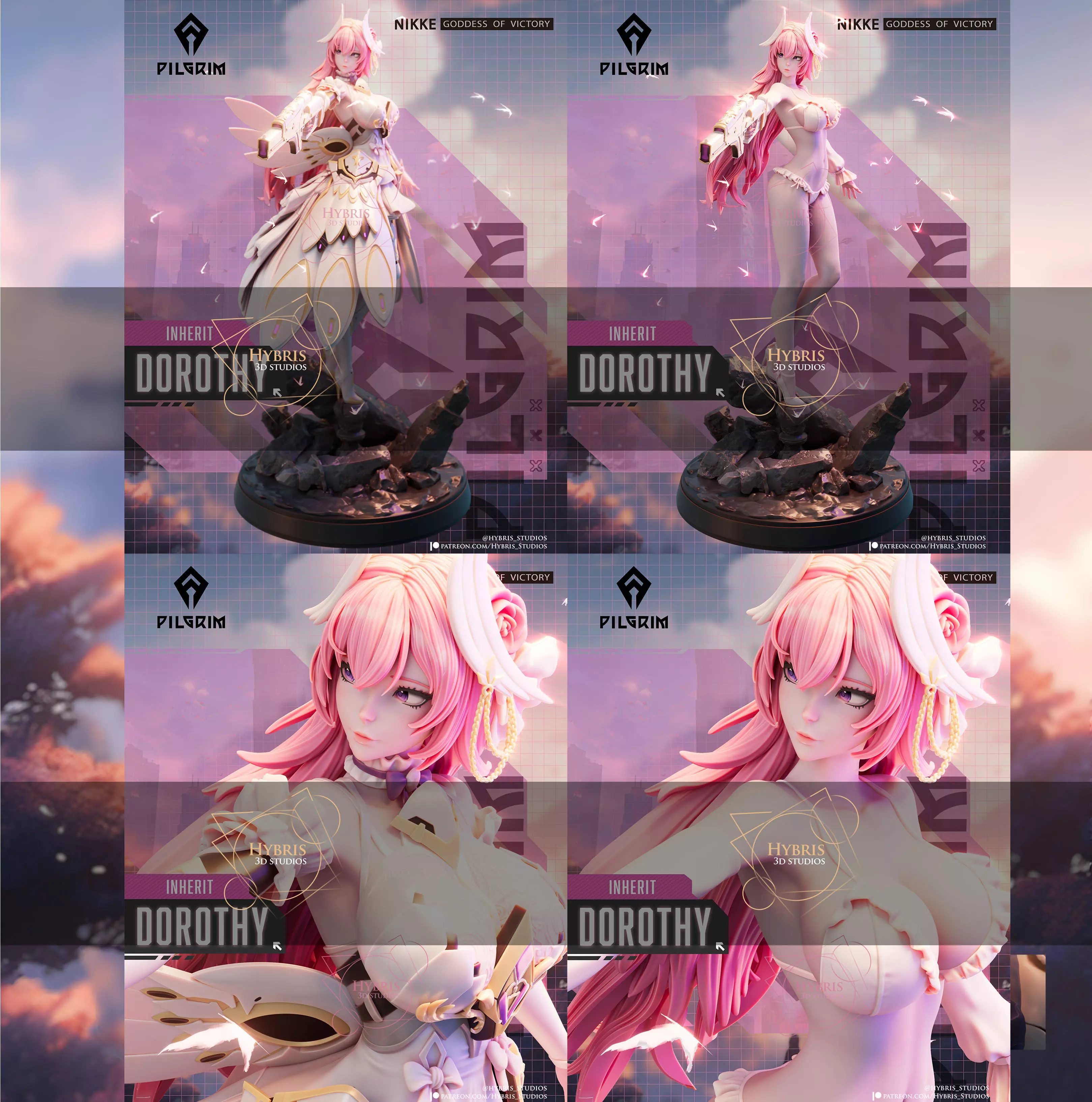 Dorothy from Nikke Goddess Of Victory Commercial Package 3D print model_1