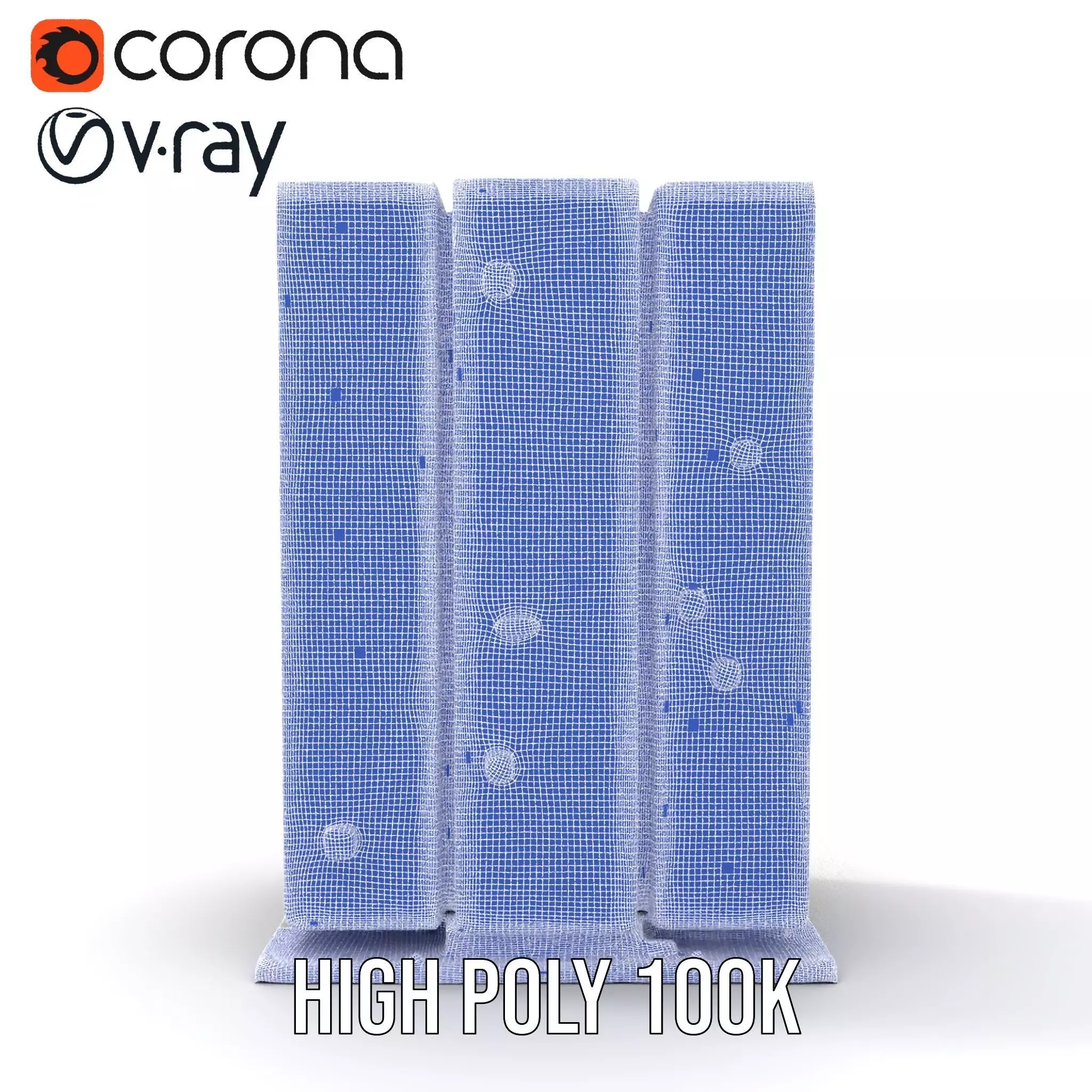 Modern Glass Skyscraper model pack Low-poly 3D model_33