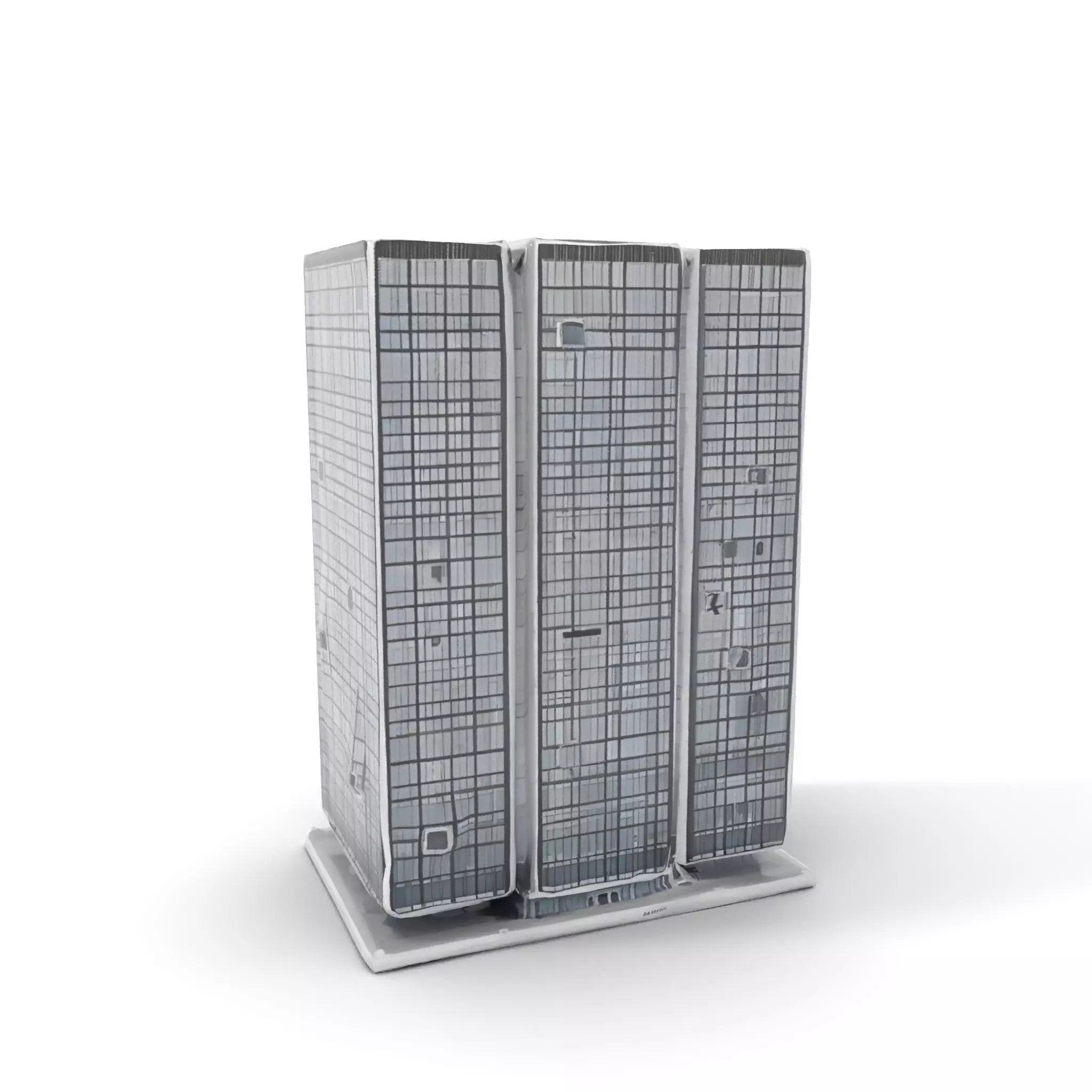 Modern Glass Skyscraper model pack Low-poly 3D model_19