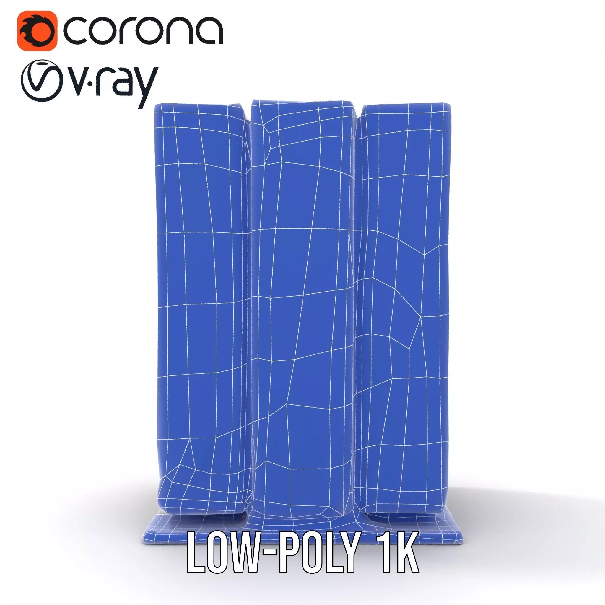 Modern Glass Skyscraper model pack Low-poly 3D model_22