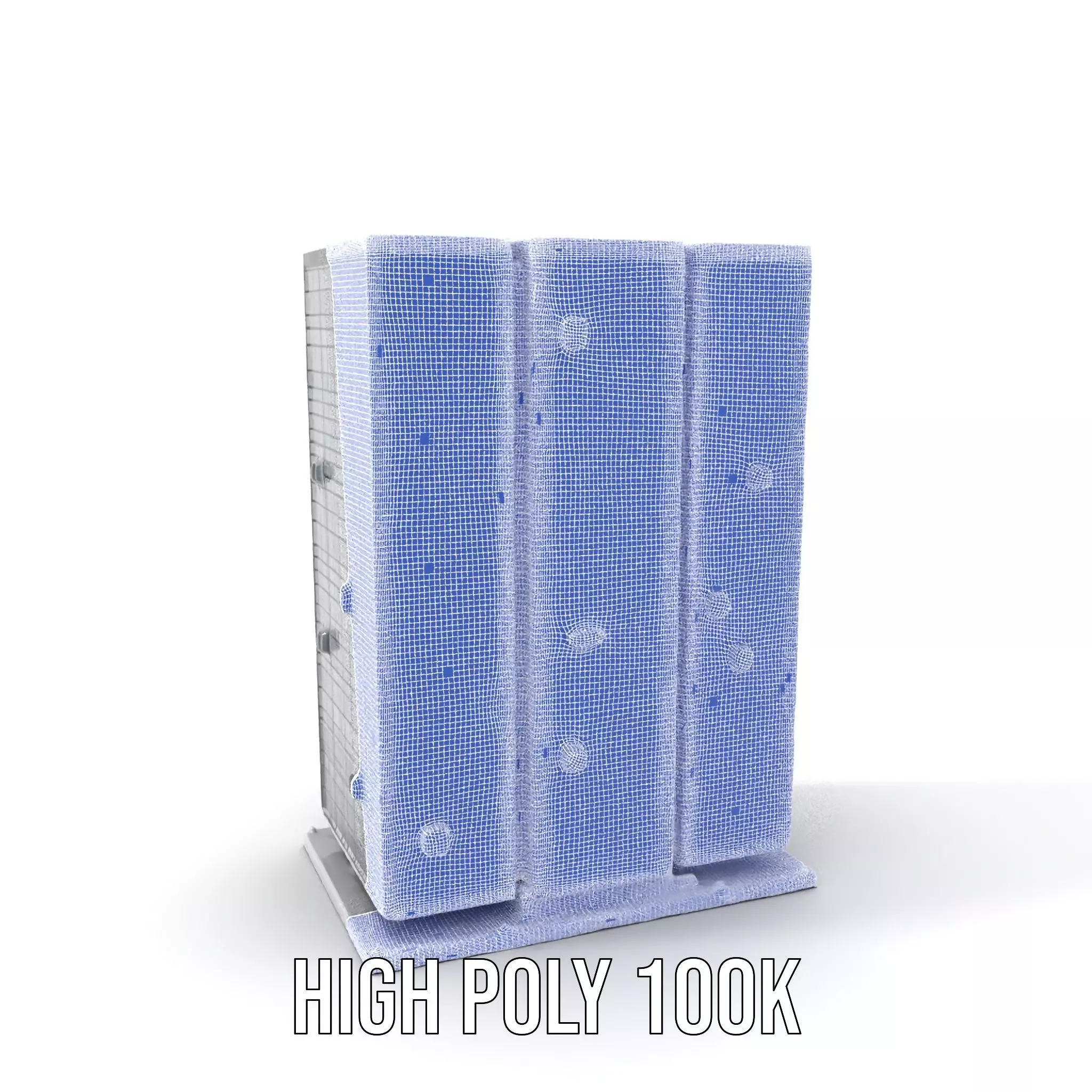 Modern Glass Skyscraper model pack Low-poly 3D model_4