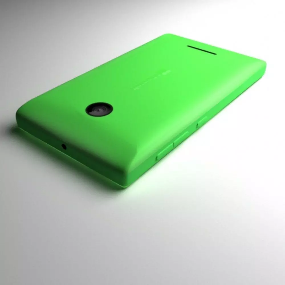 Microsoft Lumia 435 Green 3D model_9