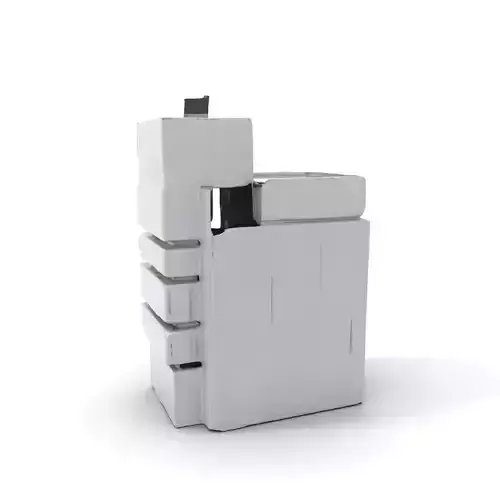 Modern Black Skyscraper model pack Low-poly 3D model