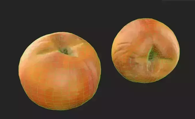 Peach M03 Low-poly 3D model 2
