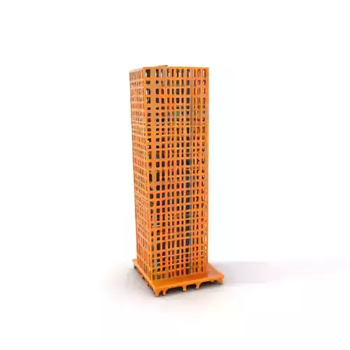 Wooden Construction Tower model pack