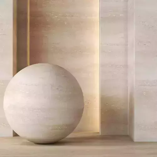 Travertine Texture 4K - Seamless