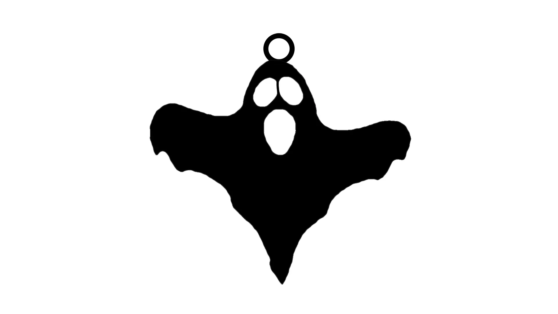 Keyring Halloween 3D print model_5