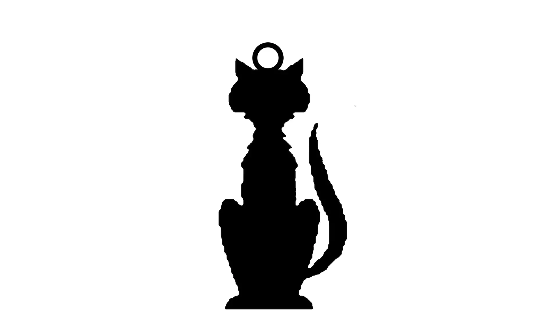 Keyring Halloween 3D print model_7