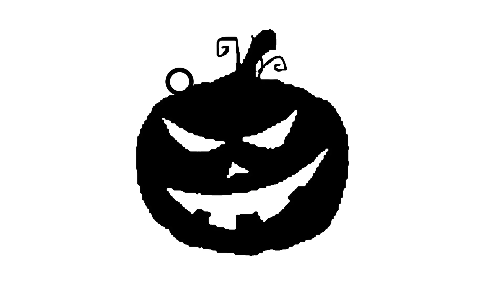 Keyring Halloween 3D print model_3