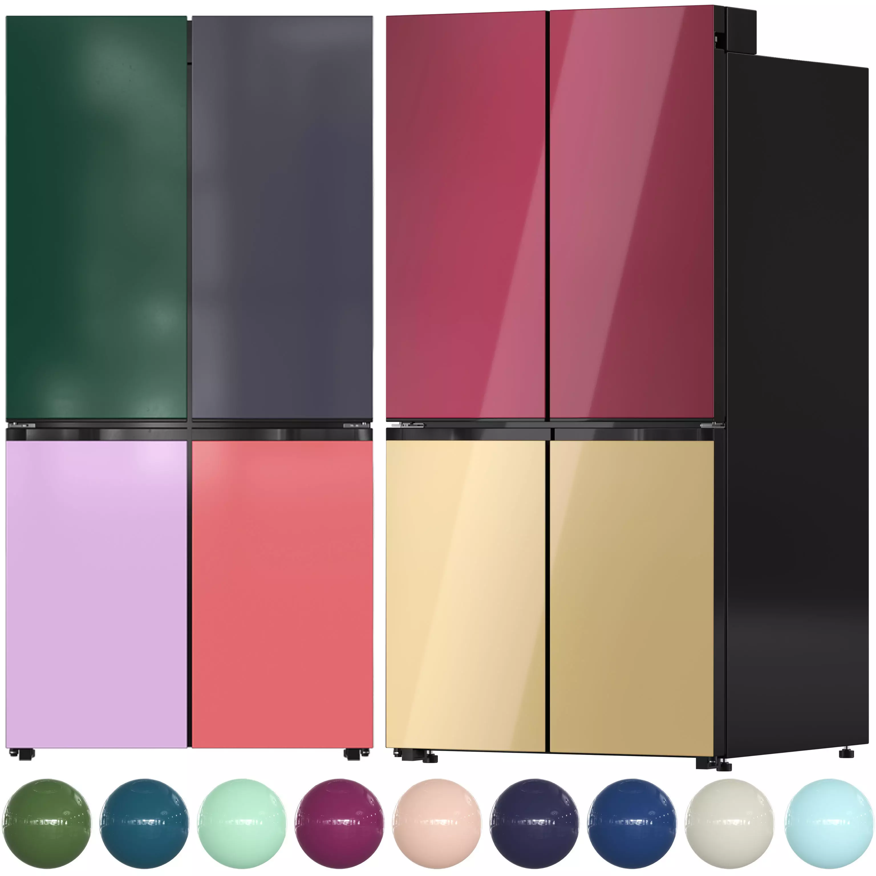 LG Refrigerator Collection 04 3D model