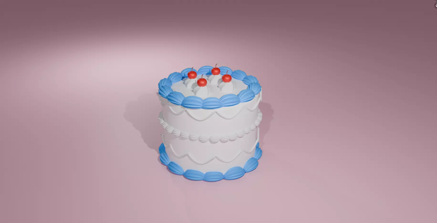 cake food 3D print model