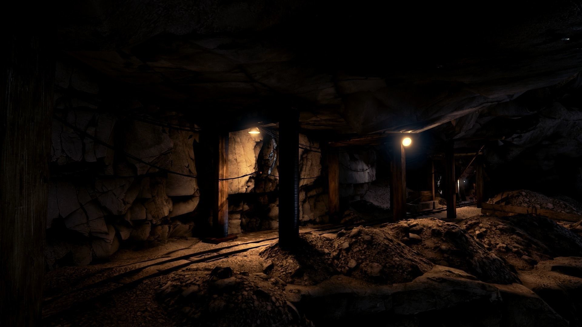 Arid Environment Rocks UE4 project Low-poly 3D model_6