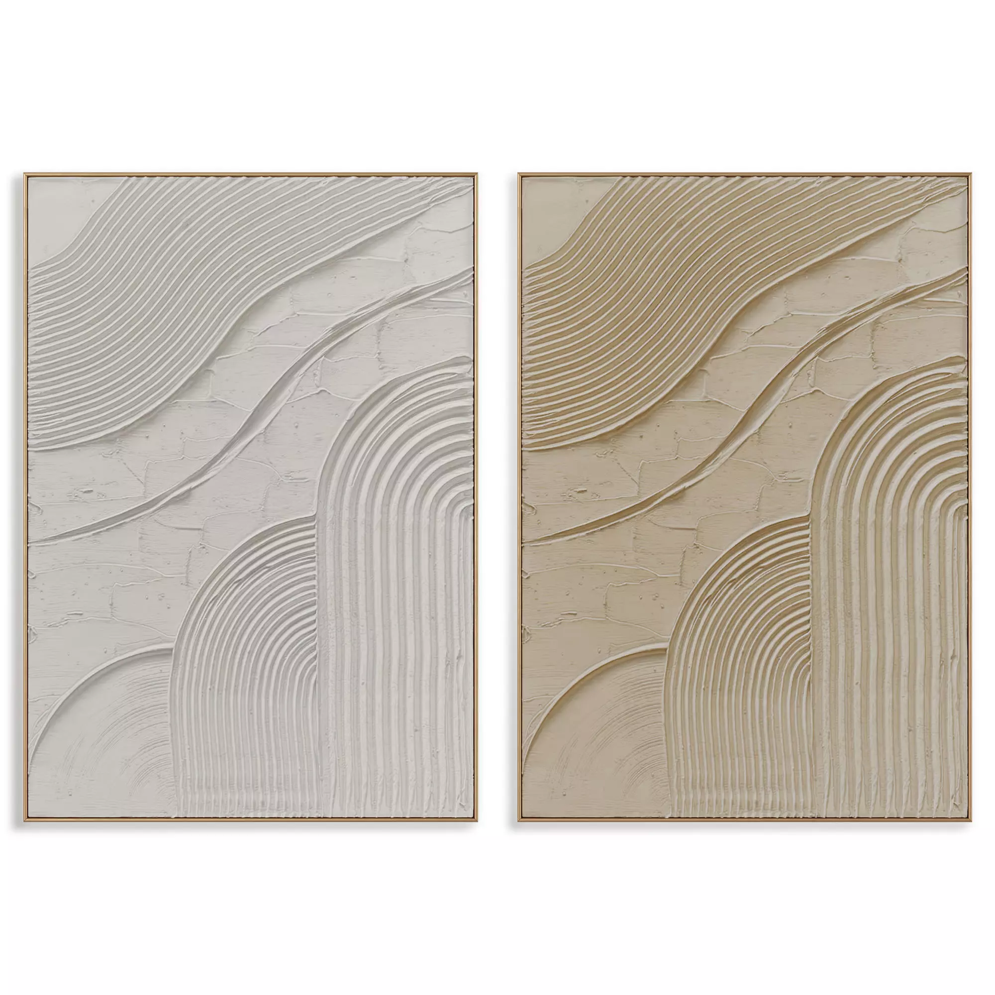 Abstract Painting Frame set 3D model_0