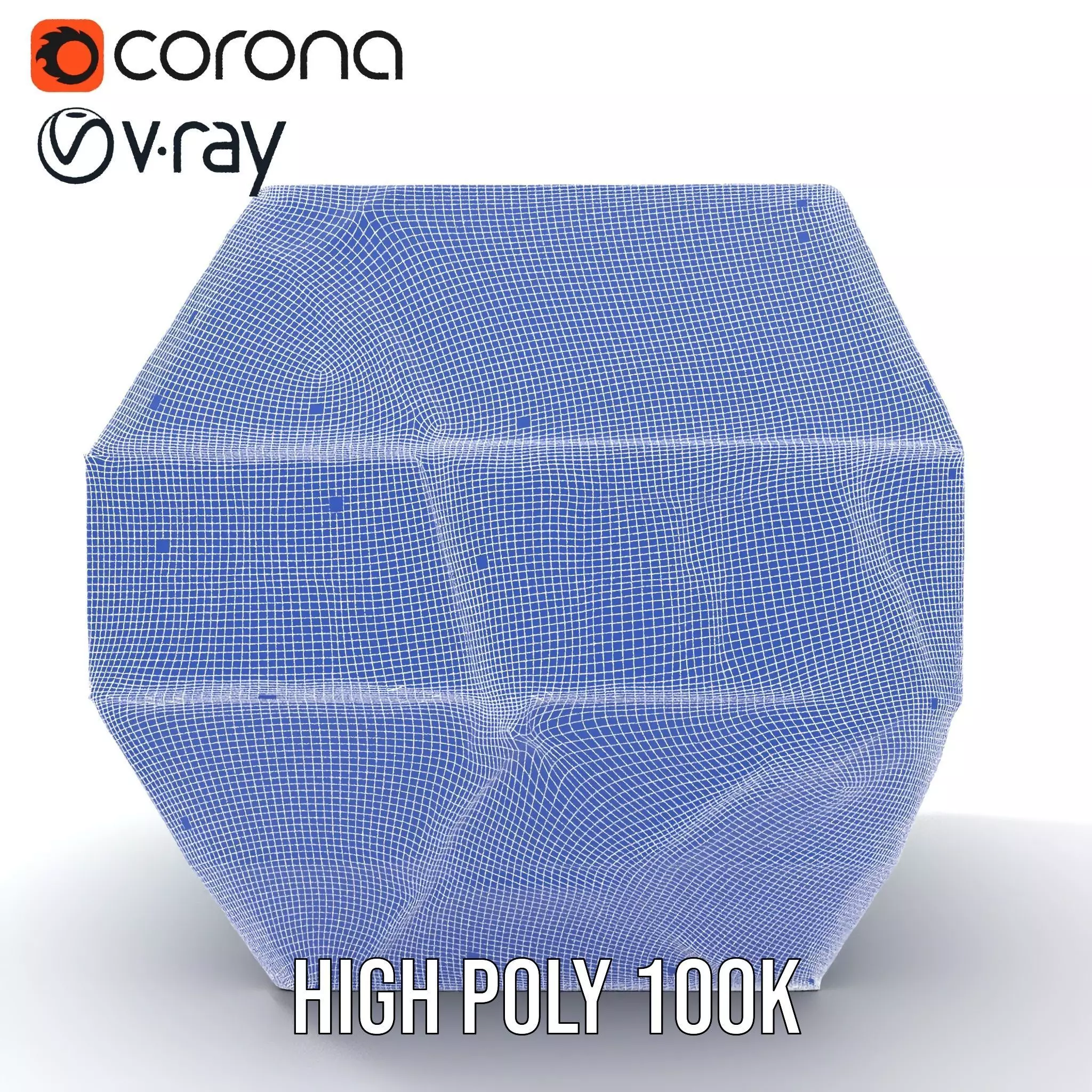 Futuristic Glass Pavilion model pack Low-poly 3D model_32