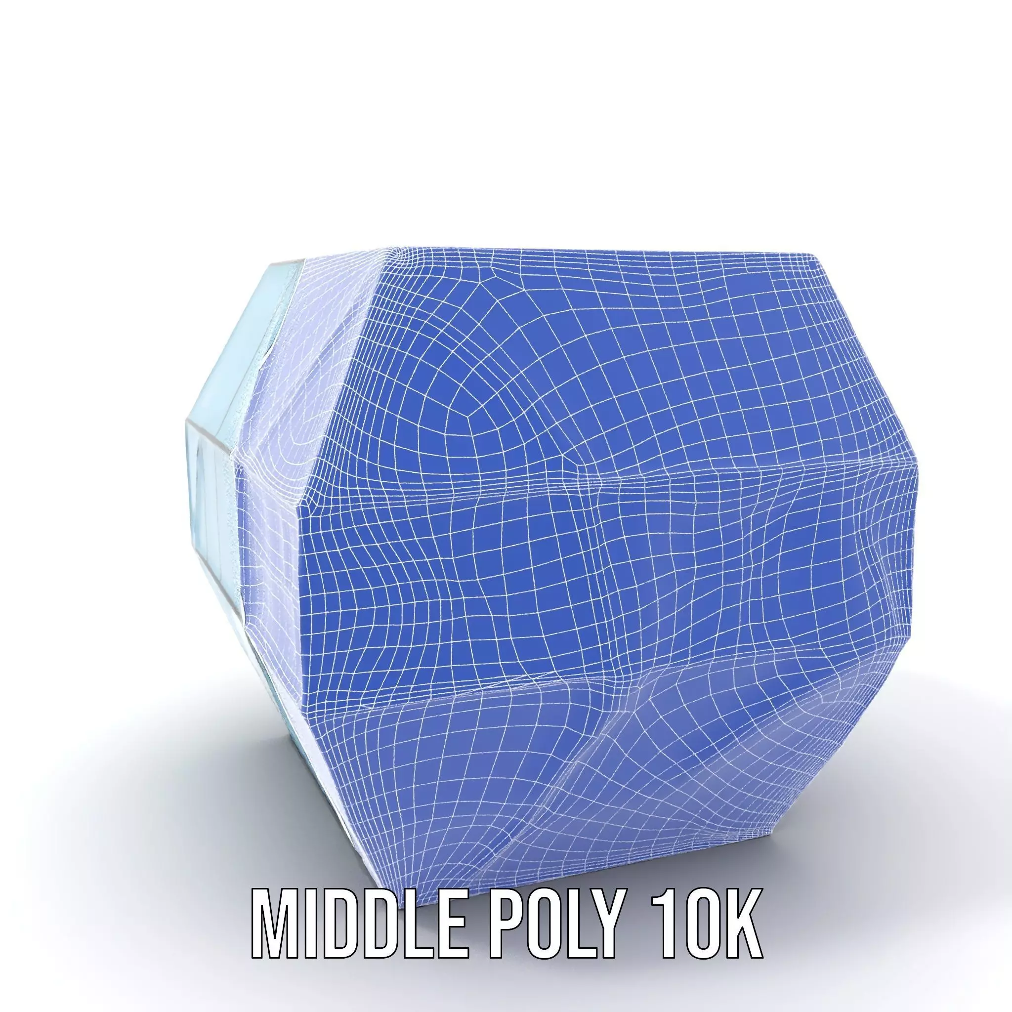 Futuristic Glass Pavilion model pack Low-poly 3D model_16