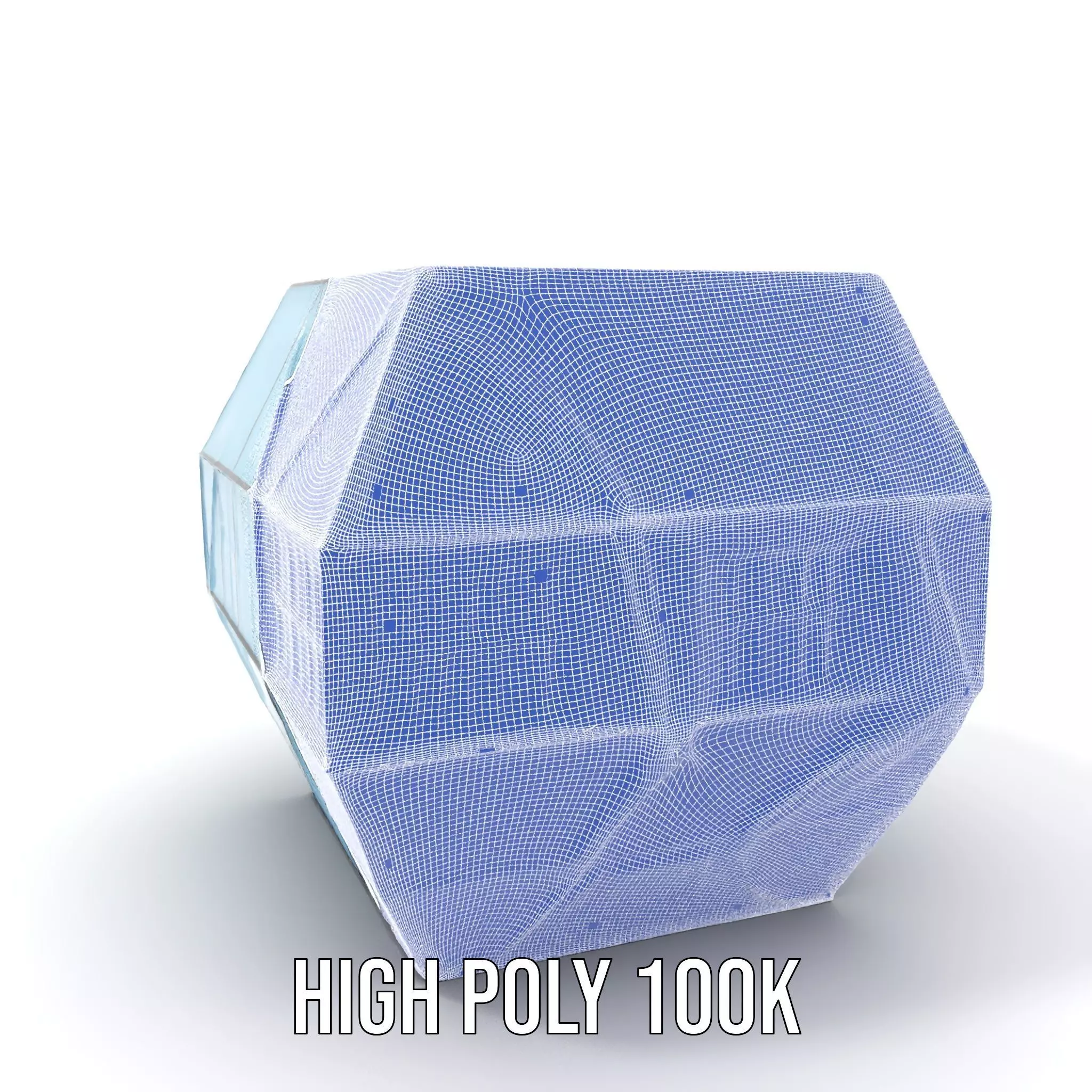 Futuristic Glass Pavilion model pack Low-poly 3D model_4