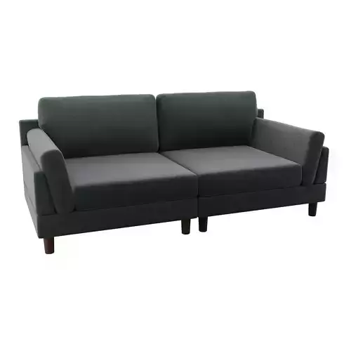 Modern 2-Seater Fabric Sofa